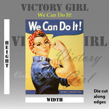 We Can Do It Vinyl Decal Sticker