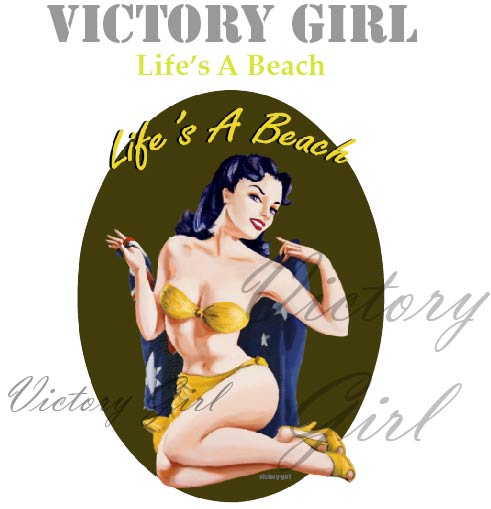 Life's a Beach Vinyl Decal Sticker