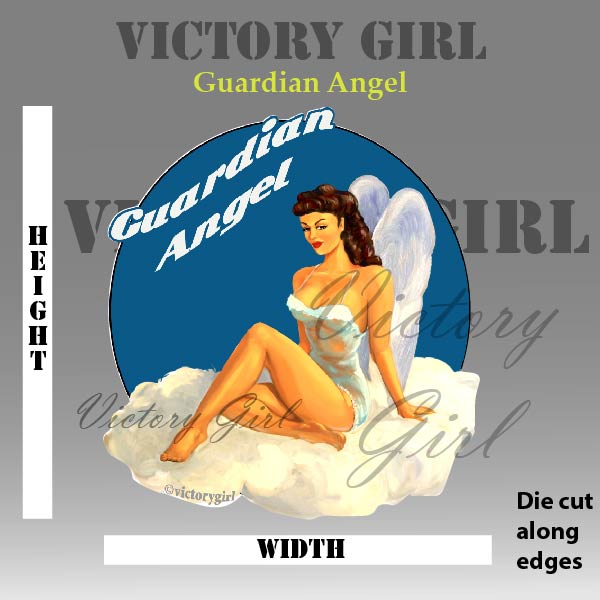 Guardian Angel Vinyl Decal Sticker