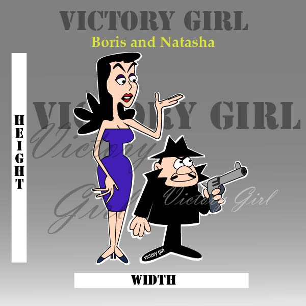 Cartoon Gangsters Vinyl Decal Sticker