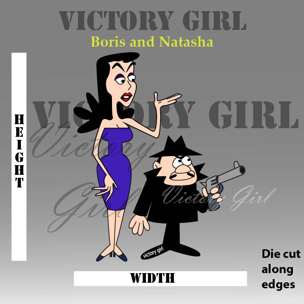 Cartoon Gangsters Vinyl Decal Sticker