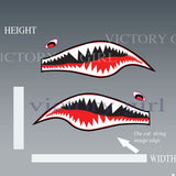 Shark Teeth-2 Vinyl Decal Sticker