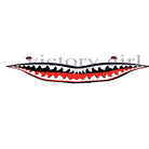 Full Mouth Shark Teeth Vinyl Decal Sticker