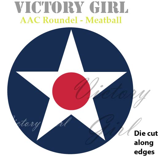Army Air Corps  Aircraft Roundel - 1921-1942 Vinyl Decal Sticker