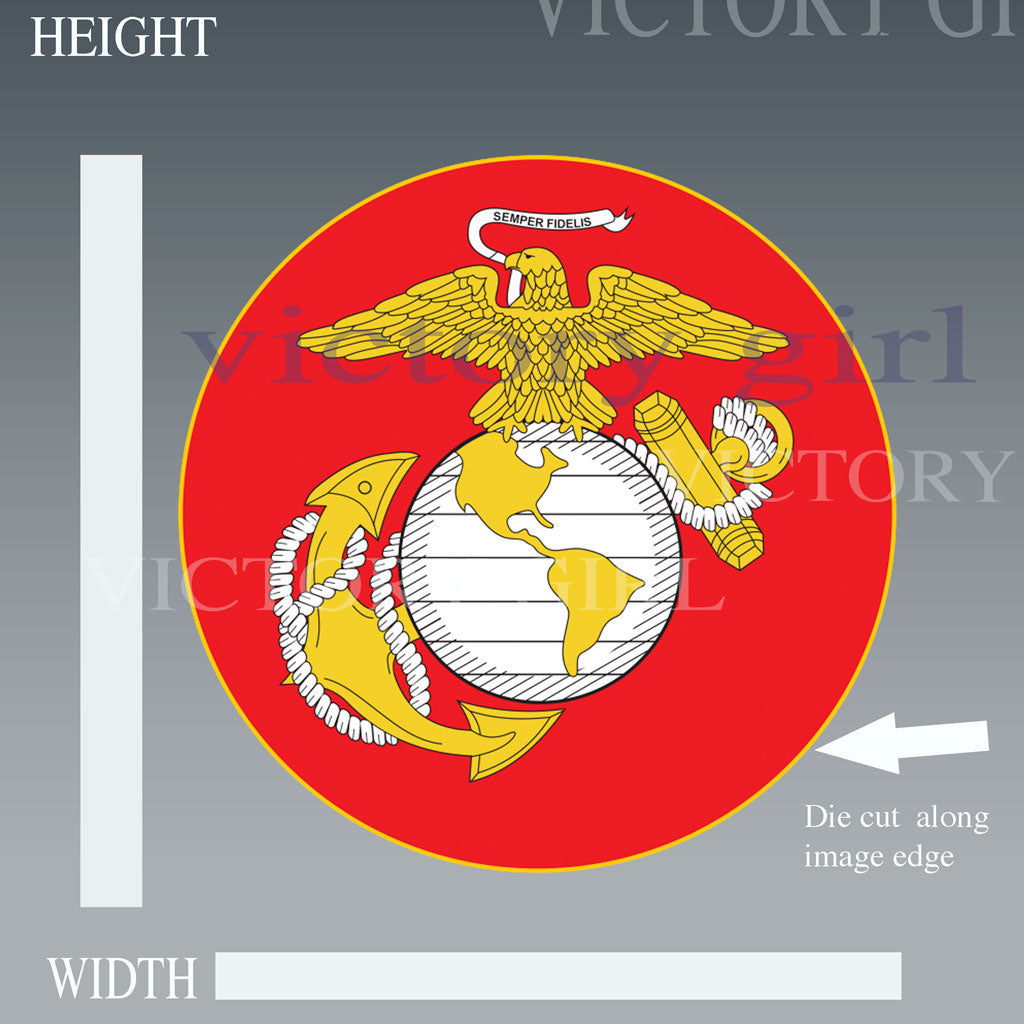 Marine Corps Seal Vinyl Decal Sticker