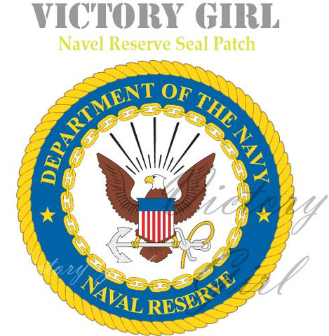 Naval Reserve Insignia Vinyl Decal Sticker