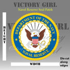 Naval Reserve Insignia Vinyl Decal Sticker