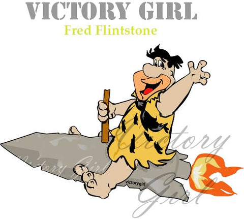 Fred Flintstone Vinyl Decal Sticker