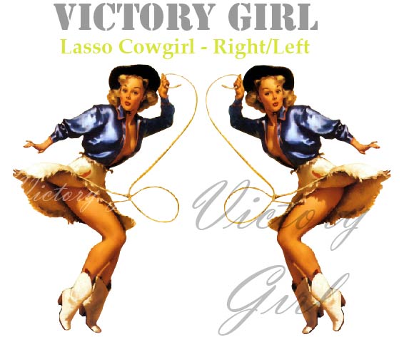 Lasso Girl Vinyl Decal Sticker
