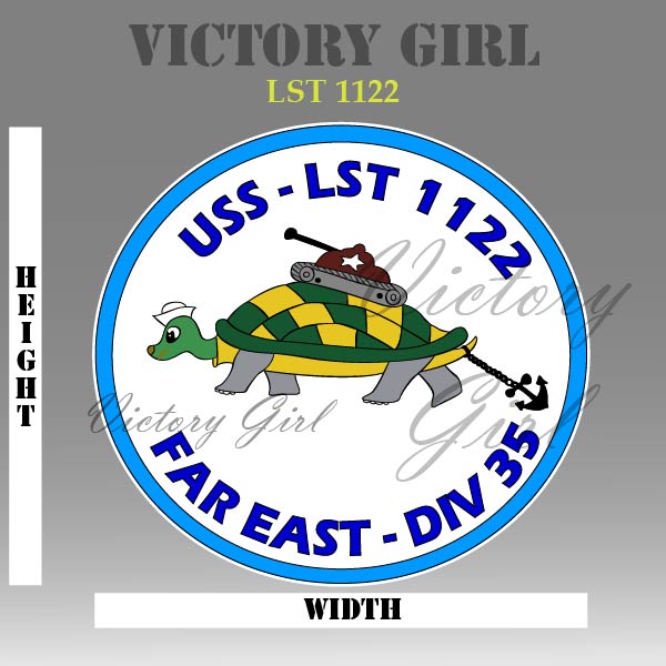 LST Patch Vinyl Decal Sticker