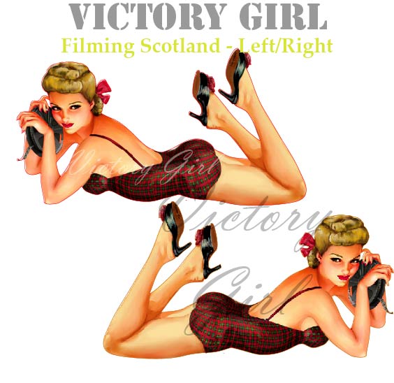 Filming Scotland Vinyl Decal Sticker