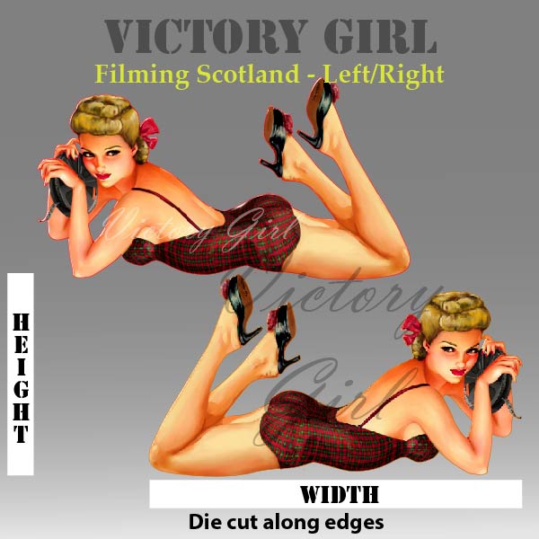 Filming Scotland Vinyl Decal Sticker