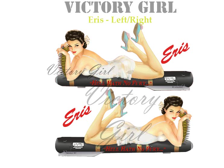 Eris Nose Art Vinyl Decal Sticker