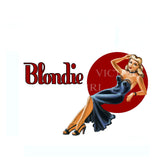 Blondie Nose Art Vinyl Decal Sticker