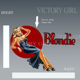 Blondie Nose Art Vinyl Decal Sticker