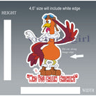 (Who you Callin) Chicken Vinyl Decal Sticker