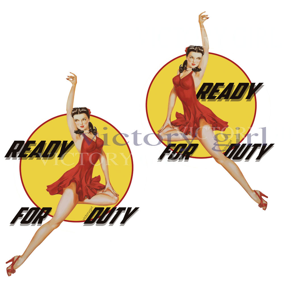 Ready for Duty Vinyl Decal Sticker