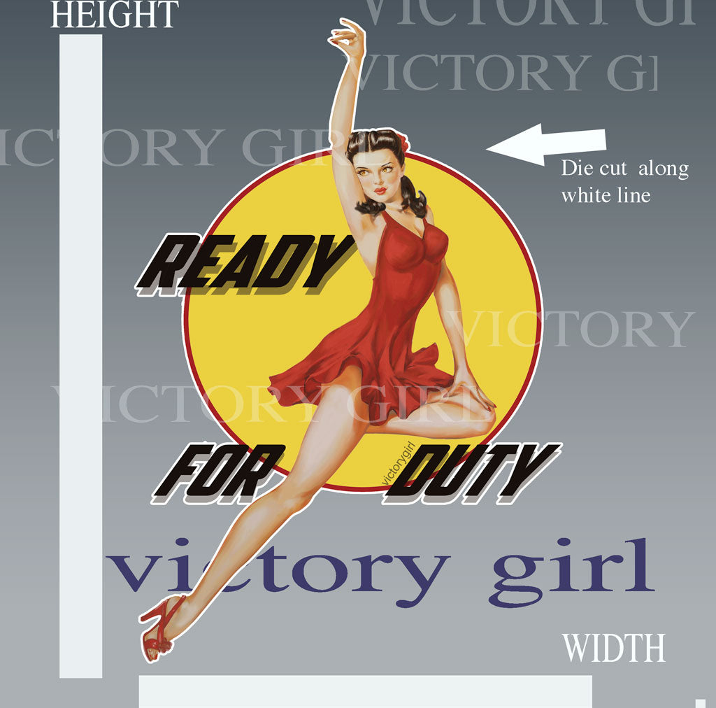 Ready for Duty Vinyl Decal Sticker