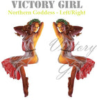 Northern Goddess Vinyl Decal Sticker