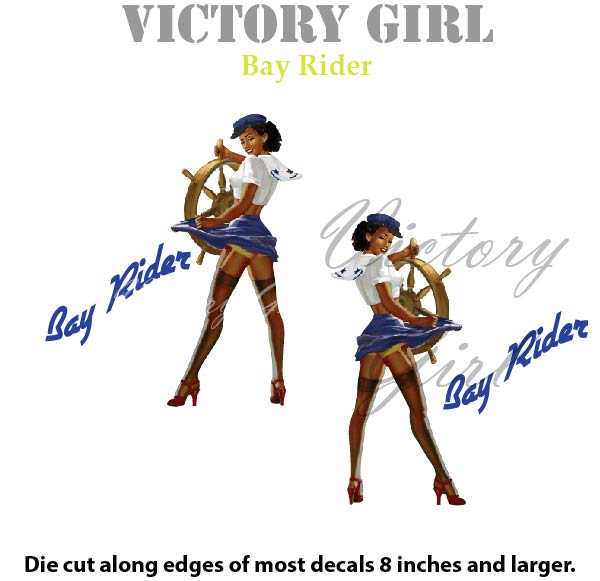 Bay Rider Vinyl Decal Sticker