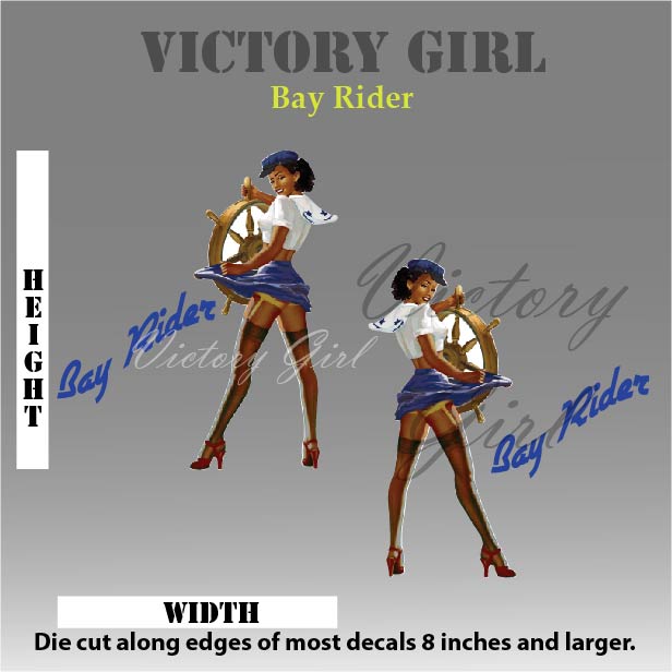 Bay Rider Vinyl Decal Sticker