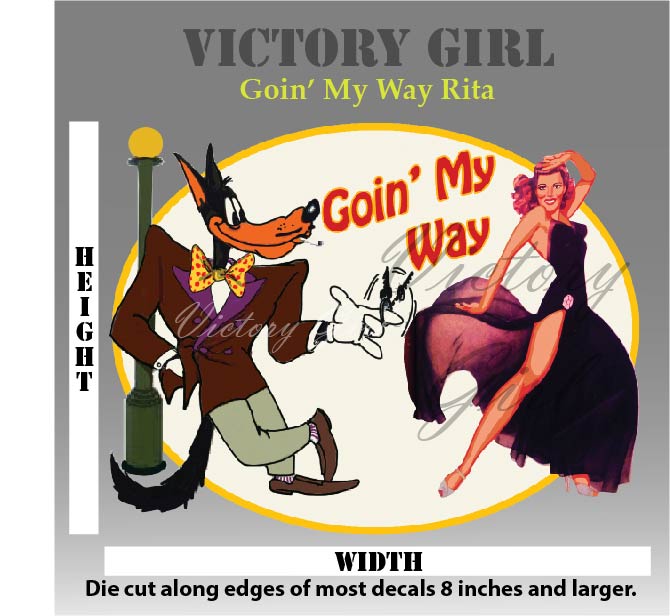 Goin' My Way Rita Vinyl Decal Sticker