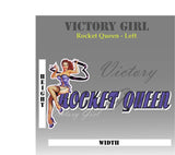 Rocket Queen Nose Art Vinyl Decal Sticker