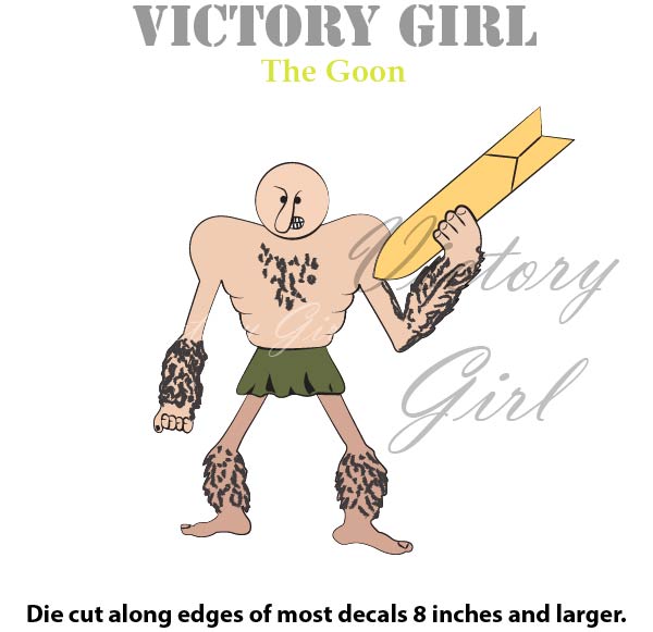 The Goon Nose Art Vinyl Decal Sticker