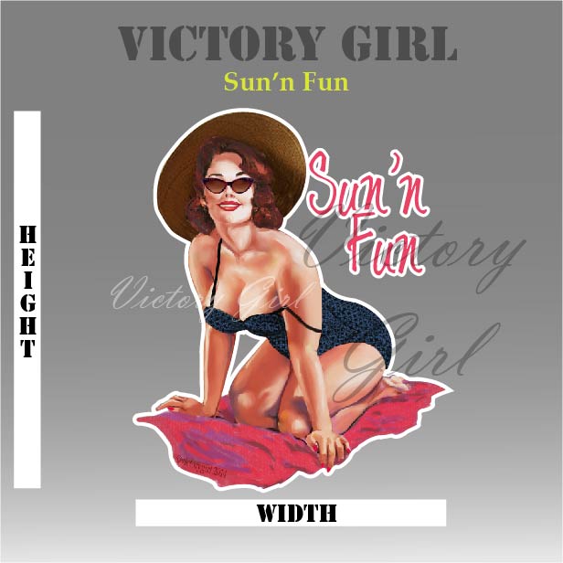 Sun N Fun Vinyl Decal Sticker