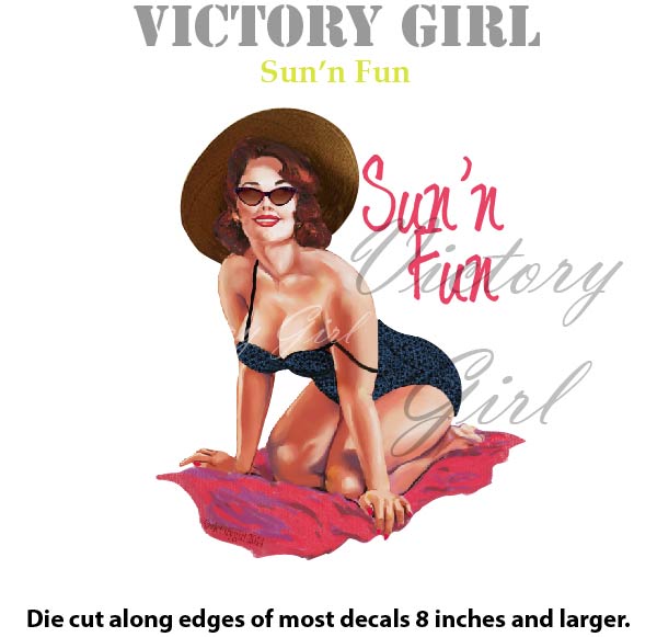 Sun N Fun Vinyl Decal Sticker