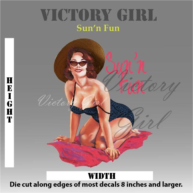 Sun N Fun Vinyl Decal Sticker
