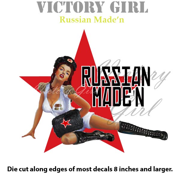 Russian Made'n Vinyl Decal Sticker