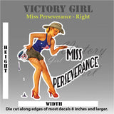 Miss Perseverance Vinyl Decal Sticker