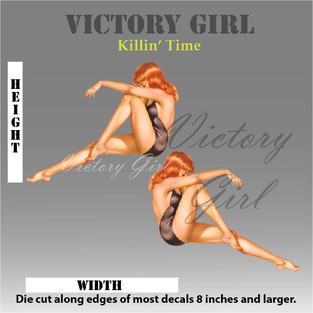 Killin' Time Vinyl Decal Sticker