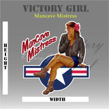 Man Cave Mistress Vinyl Decal Sticker