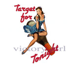 Target for Tonight with Wine Bottle Vinyl Decal Sticker