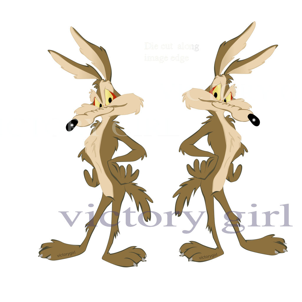 Wiley Coyote Vinyl Decal Sticker