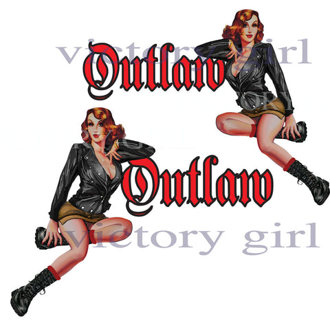Outlaw Vinyl Decal Sticker