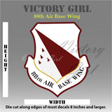 88th Air Base Wing Vinyl Decal Sticker