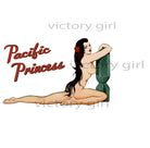 Pacific Princess Vinyl Decal Sticker