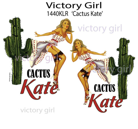 Cactus Kate Vinyl Decal Sticker