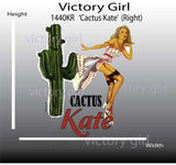 Cactus Kate Vinyl Decal Sticker
