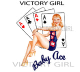 Baby Ace Vinyl Decal Sticker