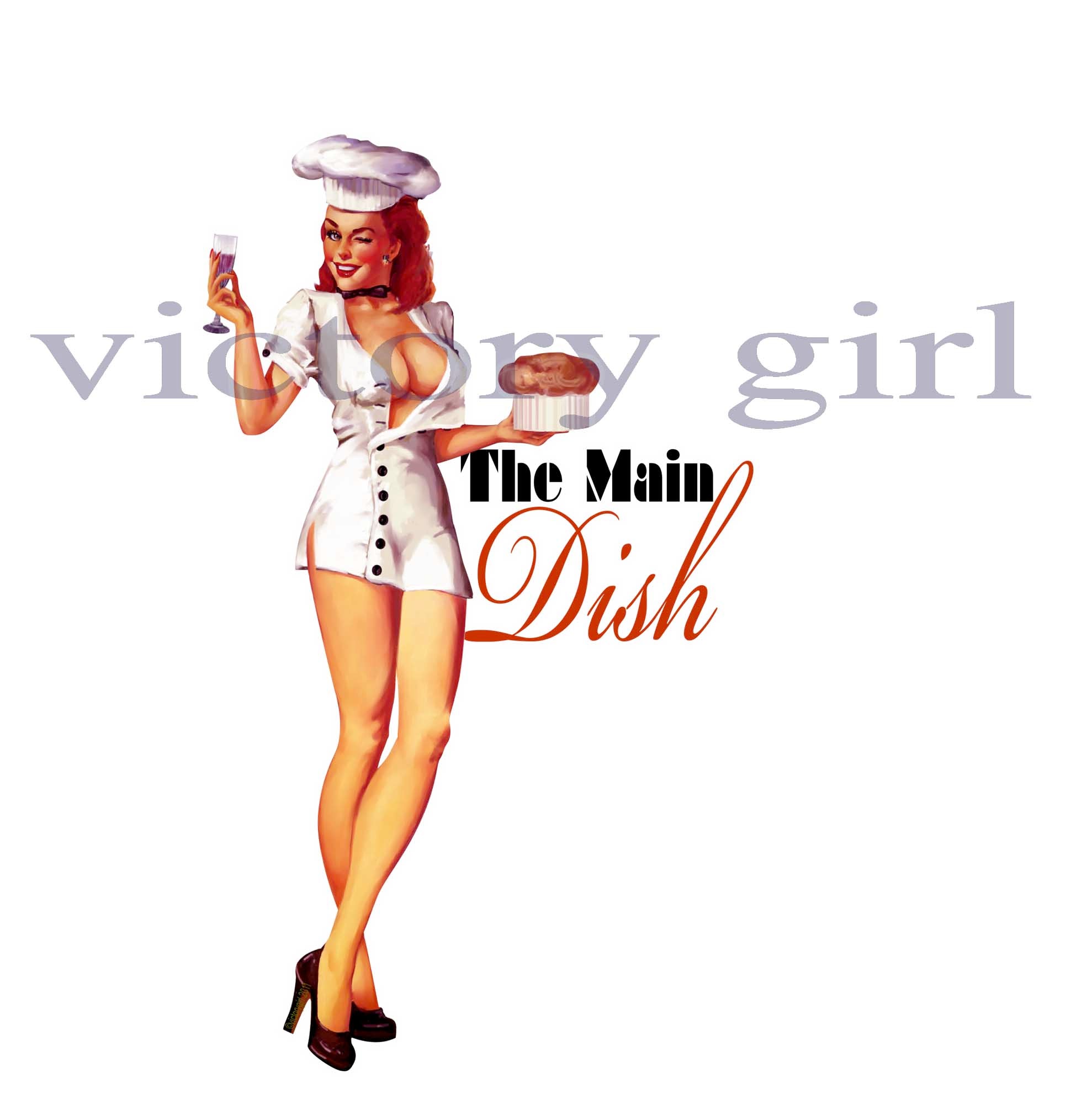 The Main Dish Vinyl Decal Sticker
