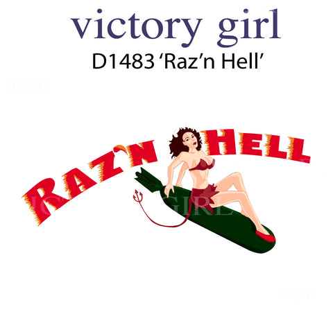 'Raz'n Hell' Vinyl Decal Sticker