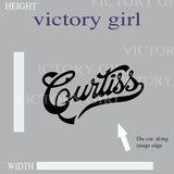 Vintage Curtis Logo Vinyl Decal Sticker