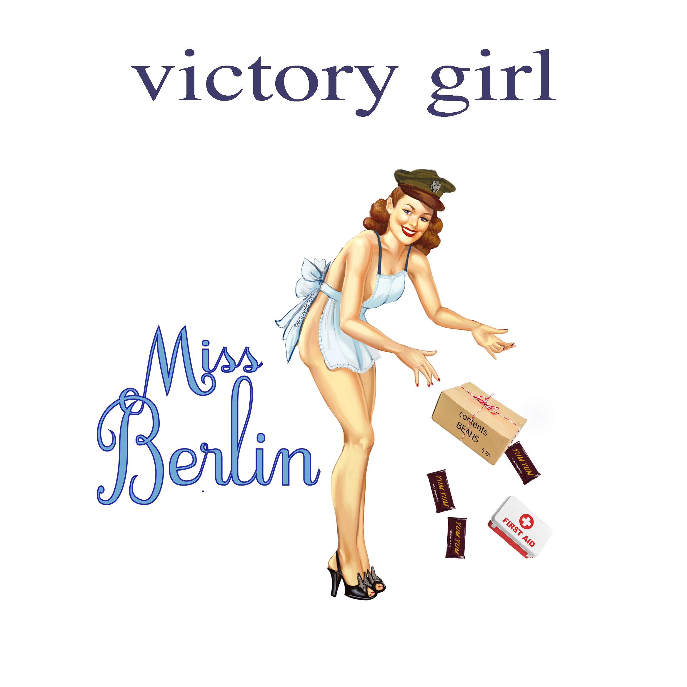 Miss Berlin Vinyl Decal Sticker