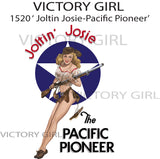 Joltin Josie-Pacific Pioneer Vinyl Decal Sticker