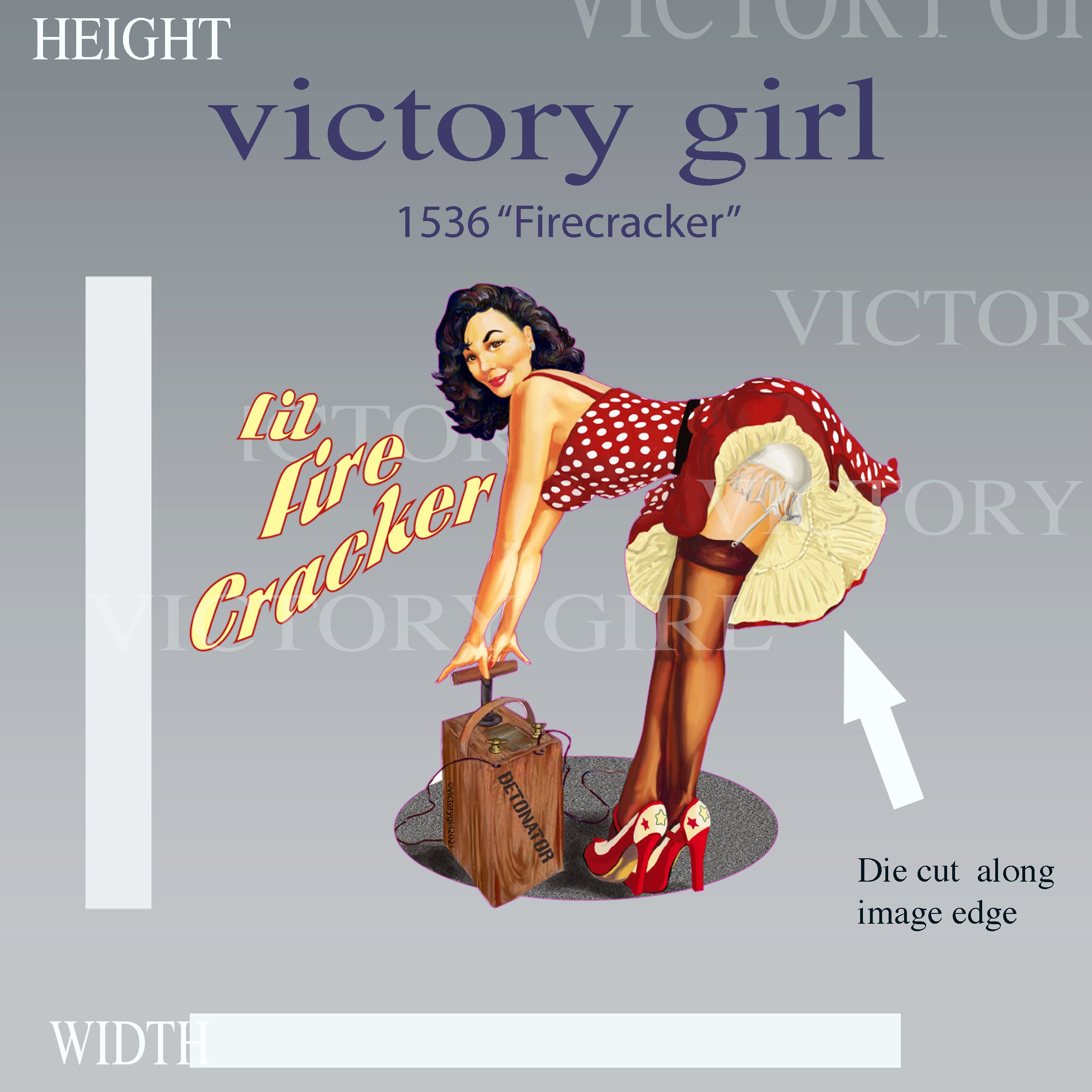 Lil Firecracker Vinyl Decal Sticker