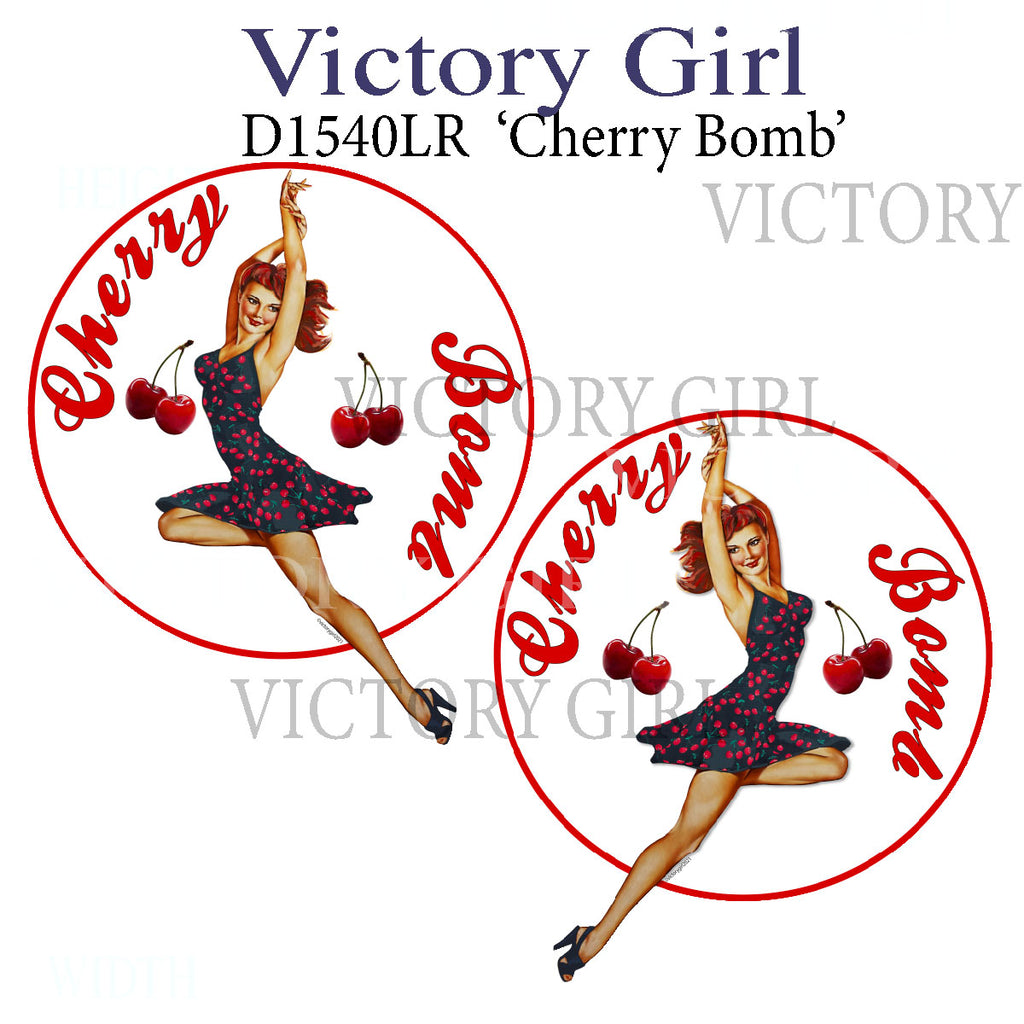 Cherry Bomb Vinyl Decal Sticker – Waterproof, Beer Theme, Multi-Use